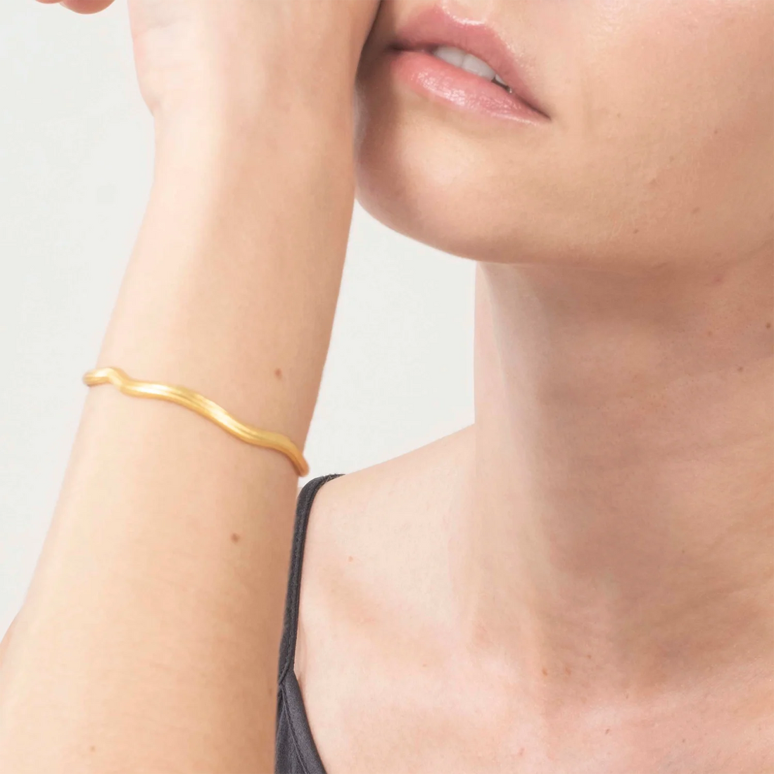 Golden Trail Cuff Bracelet