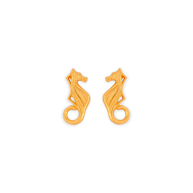 Sea Horse Stud Earrings