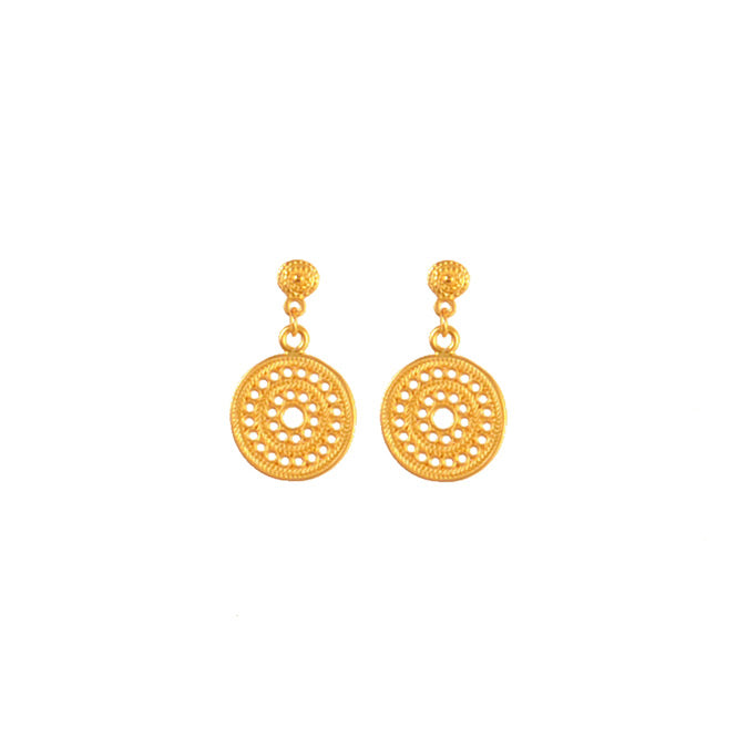 Muisca Solar Pectoral Earrings