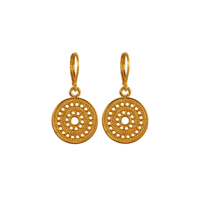 Muisca Solar Pectoral Earrings