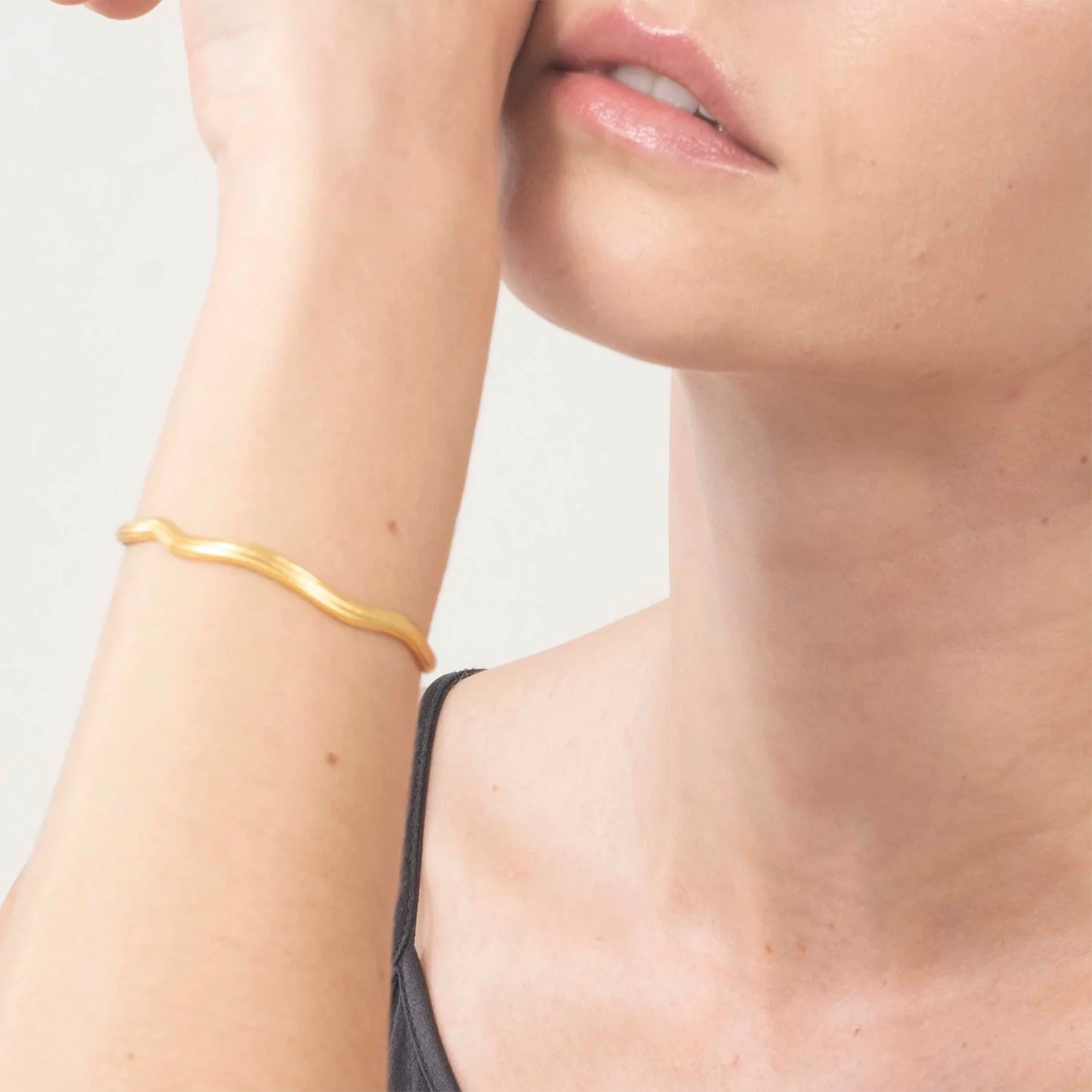 Golden Trail Cuff Bracelet