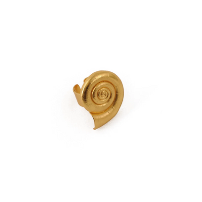 Golden Refugio Snail Ring