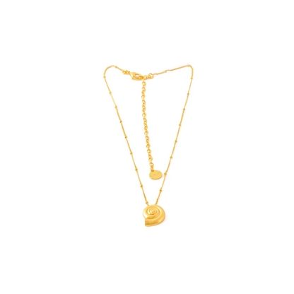 Golden Refugio Snail Chain Necklace