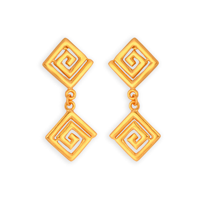 Double Typical Calima Decoration Earrings