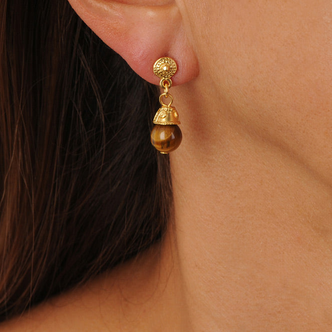 Semi-precious Stone Earrings