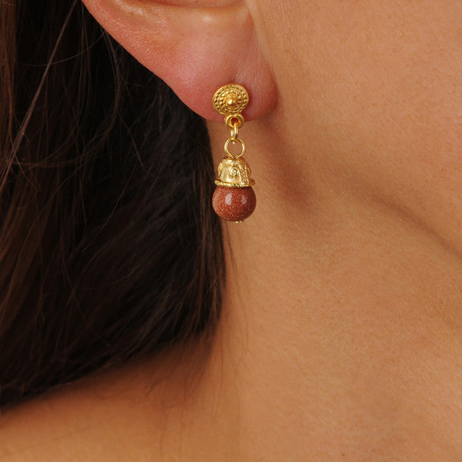 Semi-precious Stone Earrings