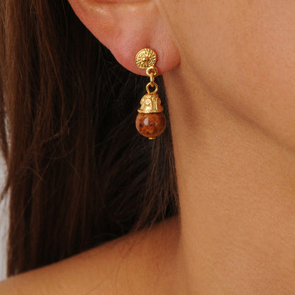 Semi-precious Stone Earrings