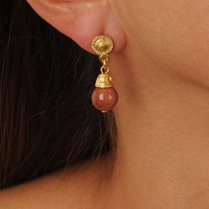 Semi-precious Stone Earrings