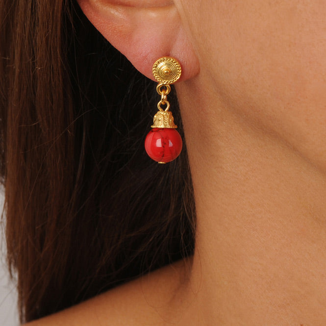 Semi-precious Stone Earrings