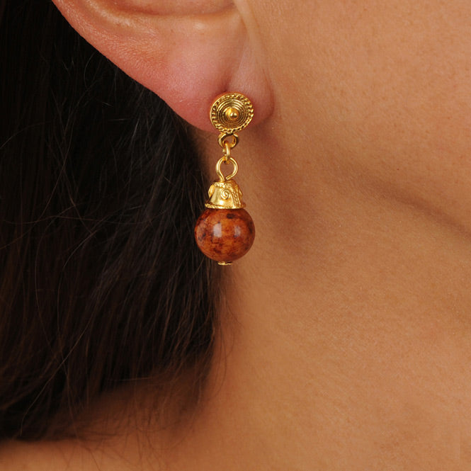 Semi-precious Stone Earrings