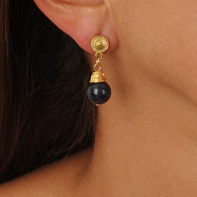 Semi-precious Stone Earrings