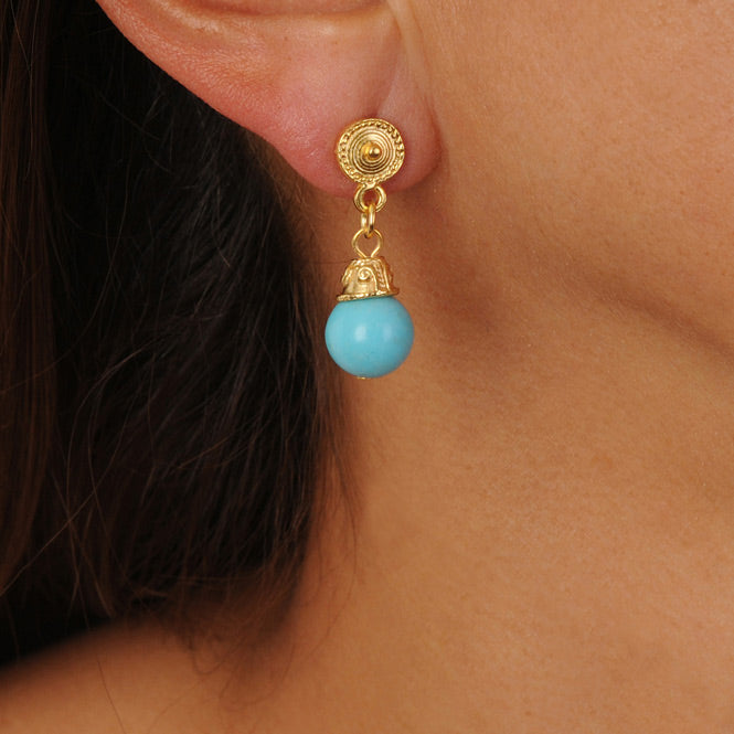 Semi-precious Stone Earrings