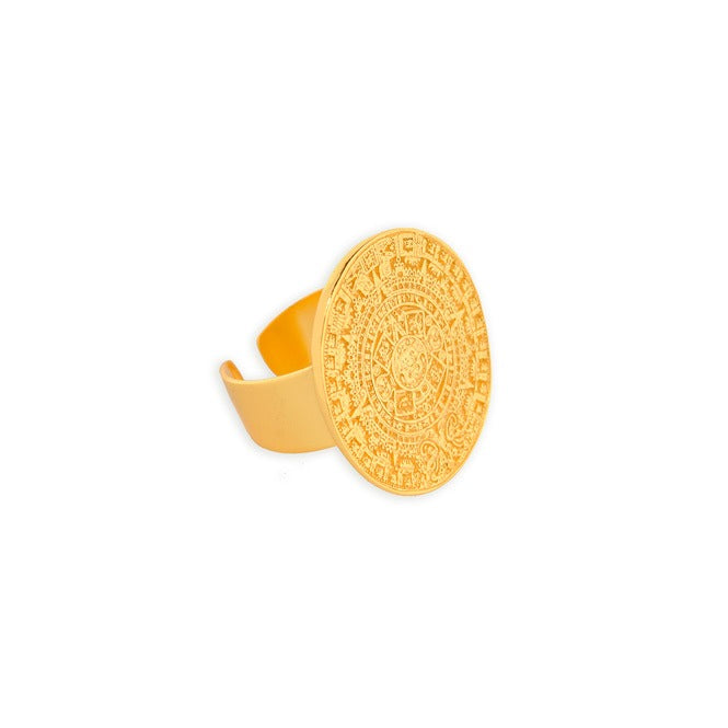 Aztec Calendar Ring