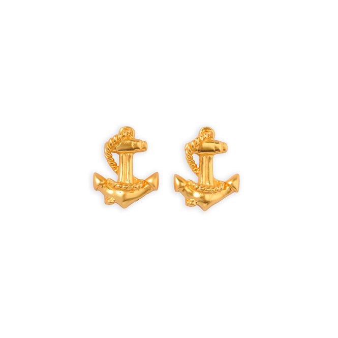 Anchor Stud Earrings