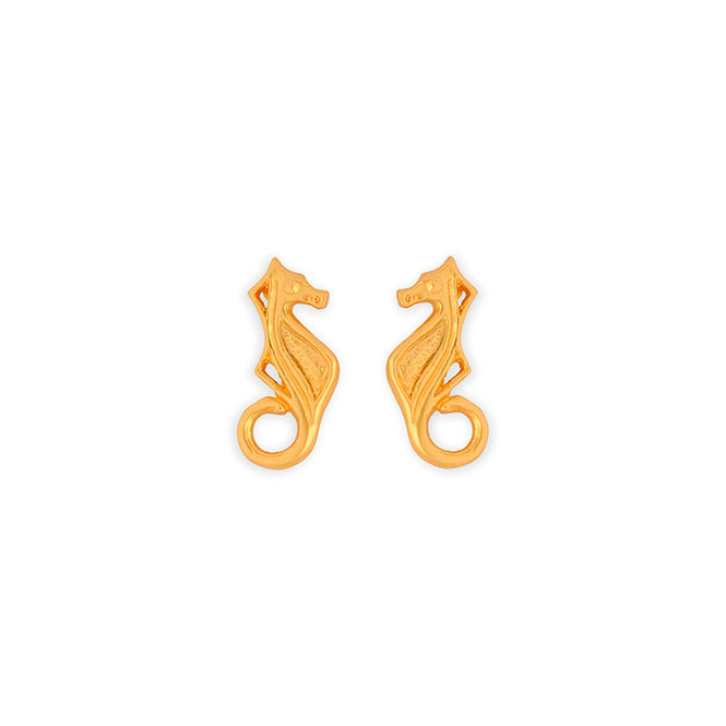 Sea Horse Stud Earrings