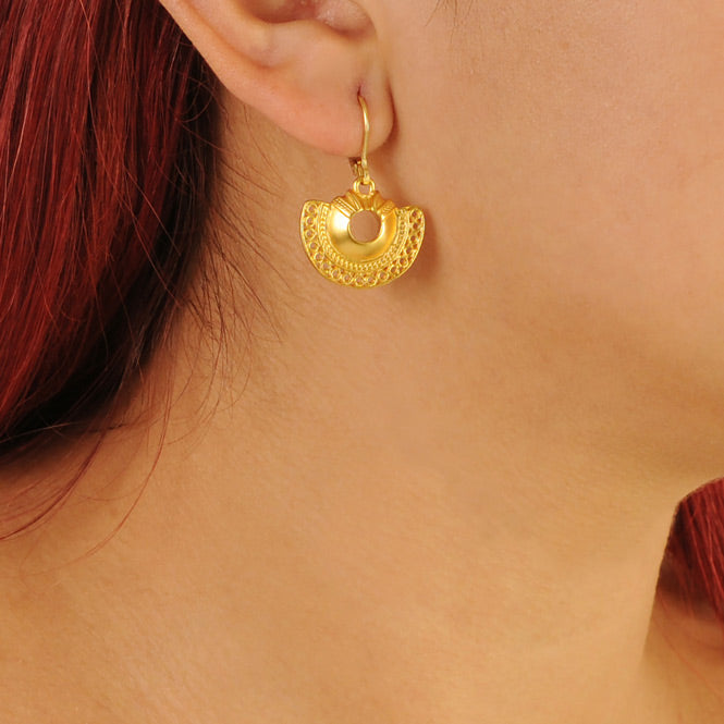 Tairona Semilunar Nose Ornament Earrings