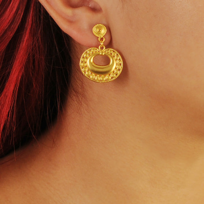 Tairona Circles Nose Ornament Earrings