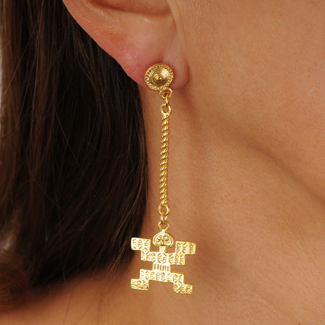 Tolima Pectoral Long Earrings