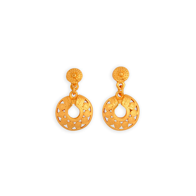 Quimbaya Circles Nose Ornament Earrings