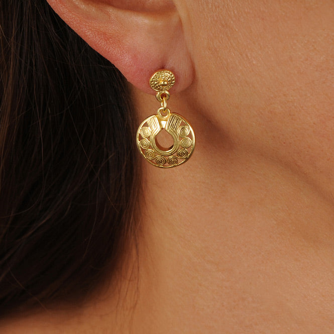 Quimbaya Circles Nose Ornament Earrings