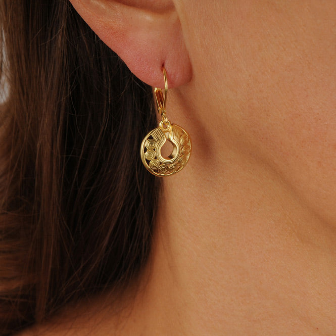 Quimbaya Circles Nose Ornament Earrings