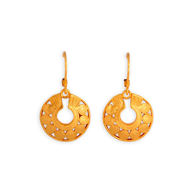 Quimbaya Circles Nose Ornament Earrings