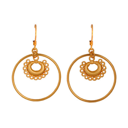 Tairona Thirteen-Ring Nose Ornament Hoop Earrings