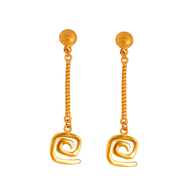 Calima Decoration Long Earrings