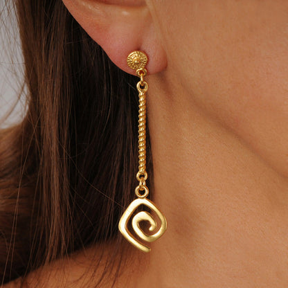 Calima Decoration Long Earrings