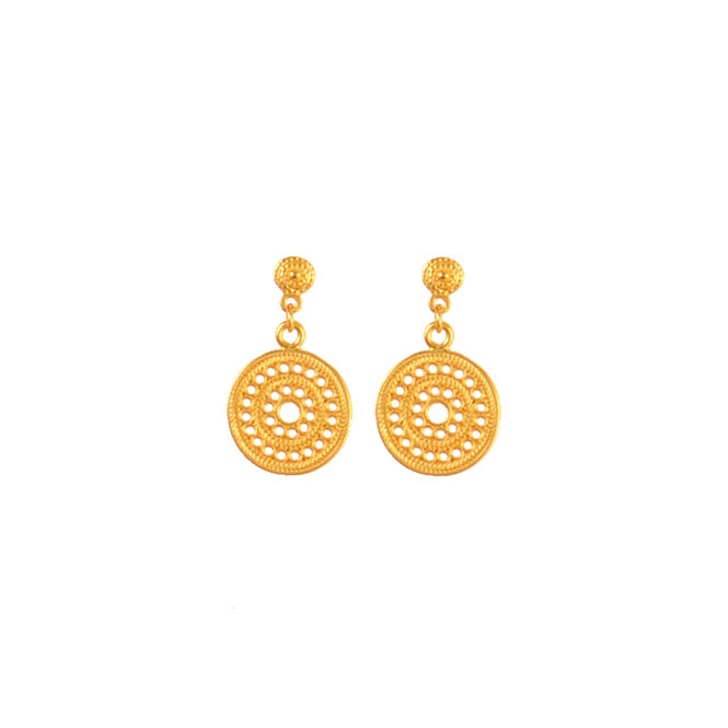 Muisca Solar Pectoral Earrings