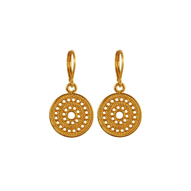 Muisca Solar Pectoral Earrings