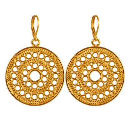 Muisca Solar Pectoral Earrings