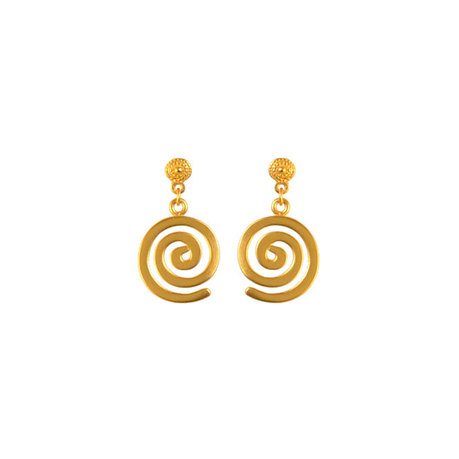 Quimbaya Spiral Earrings