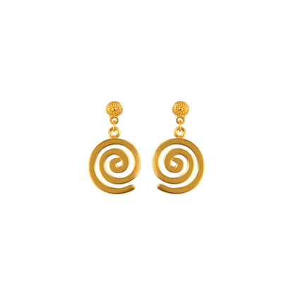 Quimbaya Spiral Earrings