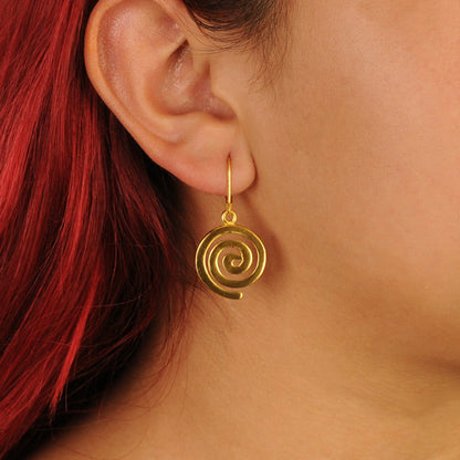 Quimbaya Spiral Earrings