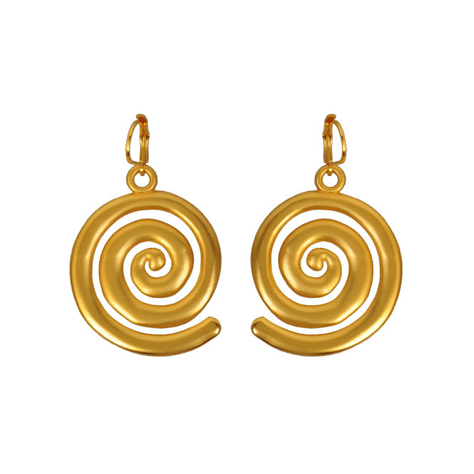 Quimbaya Spiral Earrings