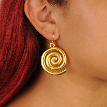 Quimbaya Spiral Earrings