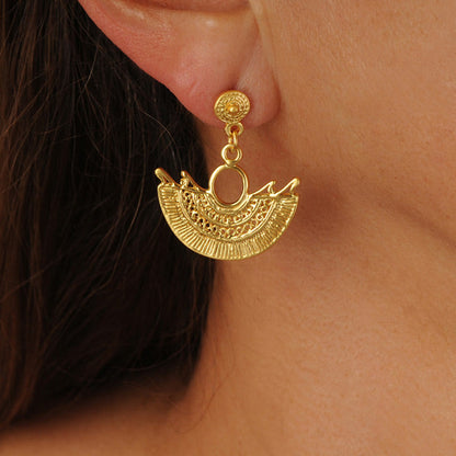 Sinu Filigree Winged Nose Earrings