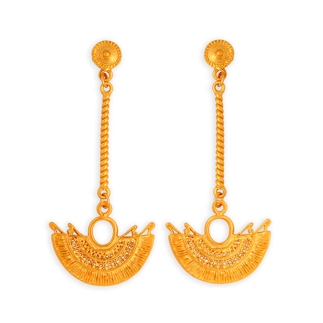 Sinu Filigree Winged Nose Long Earrings