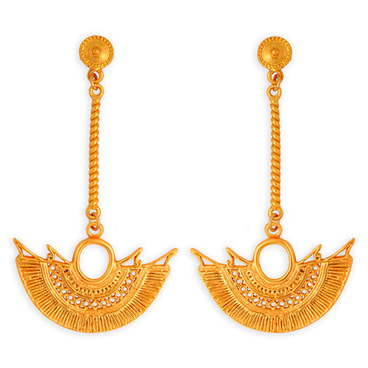 Sinu Filigree Winged Nose Long Earrings