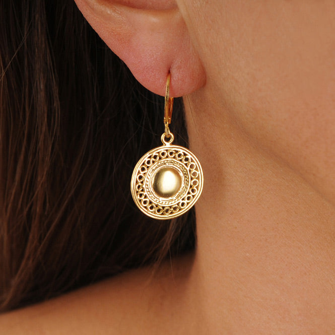 Muisca Circles Pectoral Earrings