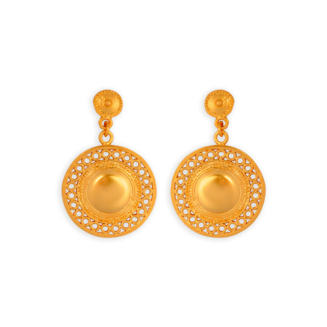 Muisca Circles Pectoral Earrings