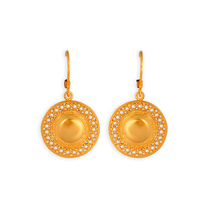 Muisca Circles Pectoral Earrings