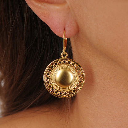 Muisca Circles Pectoral Earrings