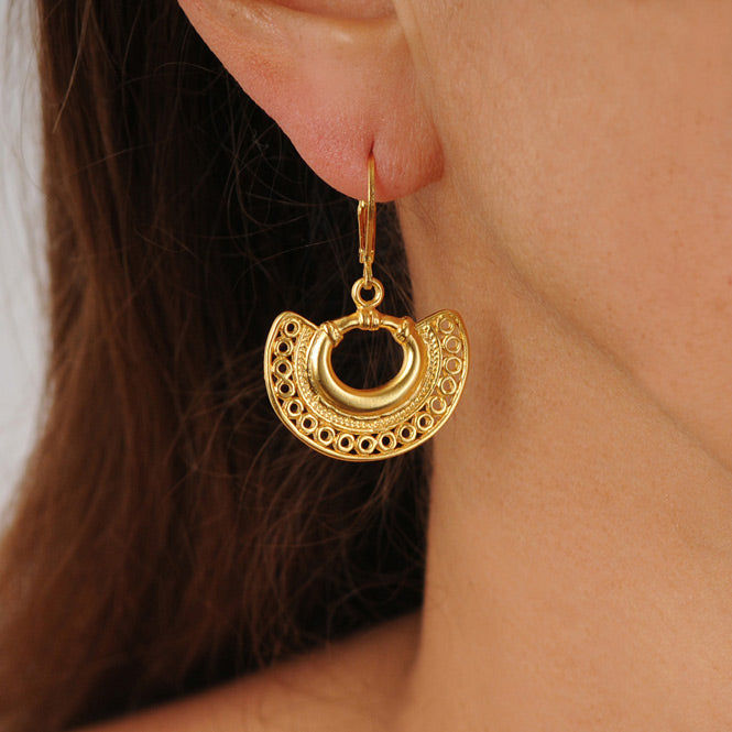 Tairona Filigree Nose Ornament Earrings