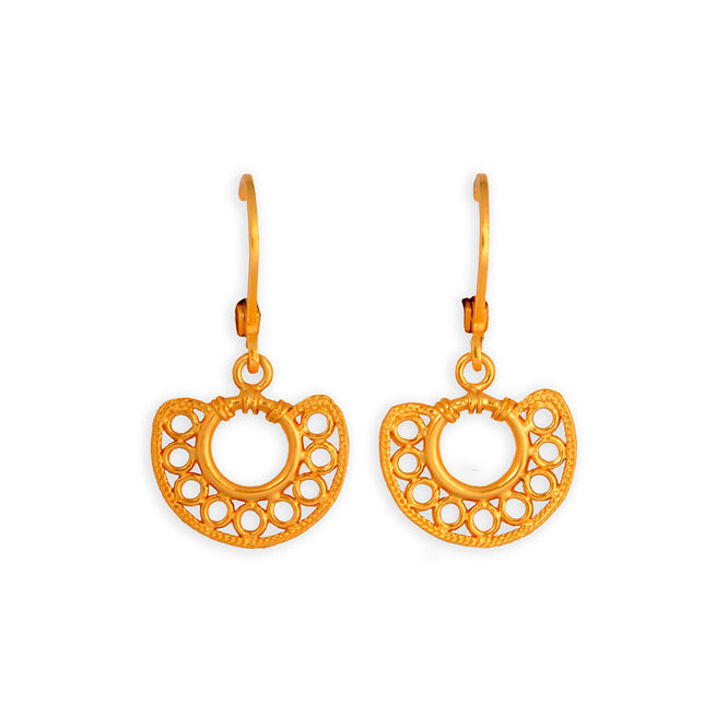 Sinu Simple Filigree Nose Ornament Earrings