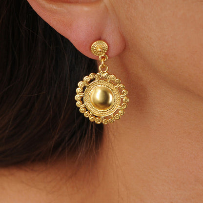 Tolima Round Pectoral Earrings