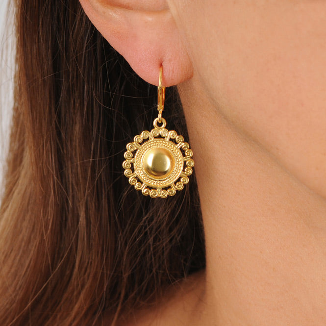 Tolima Round Pectoral Earrings