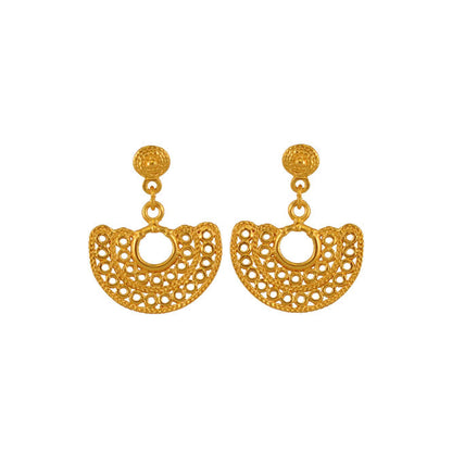 Sinu double filigree nose ornament earrings