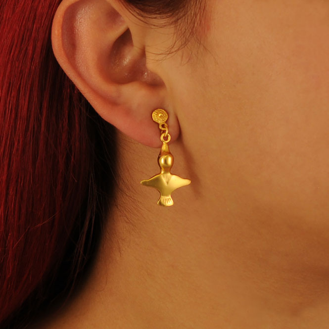 Tolima bird in flight earrings